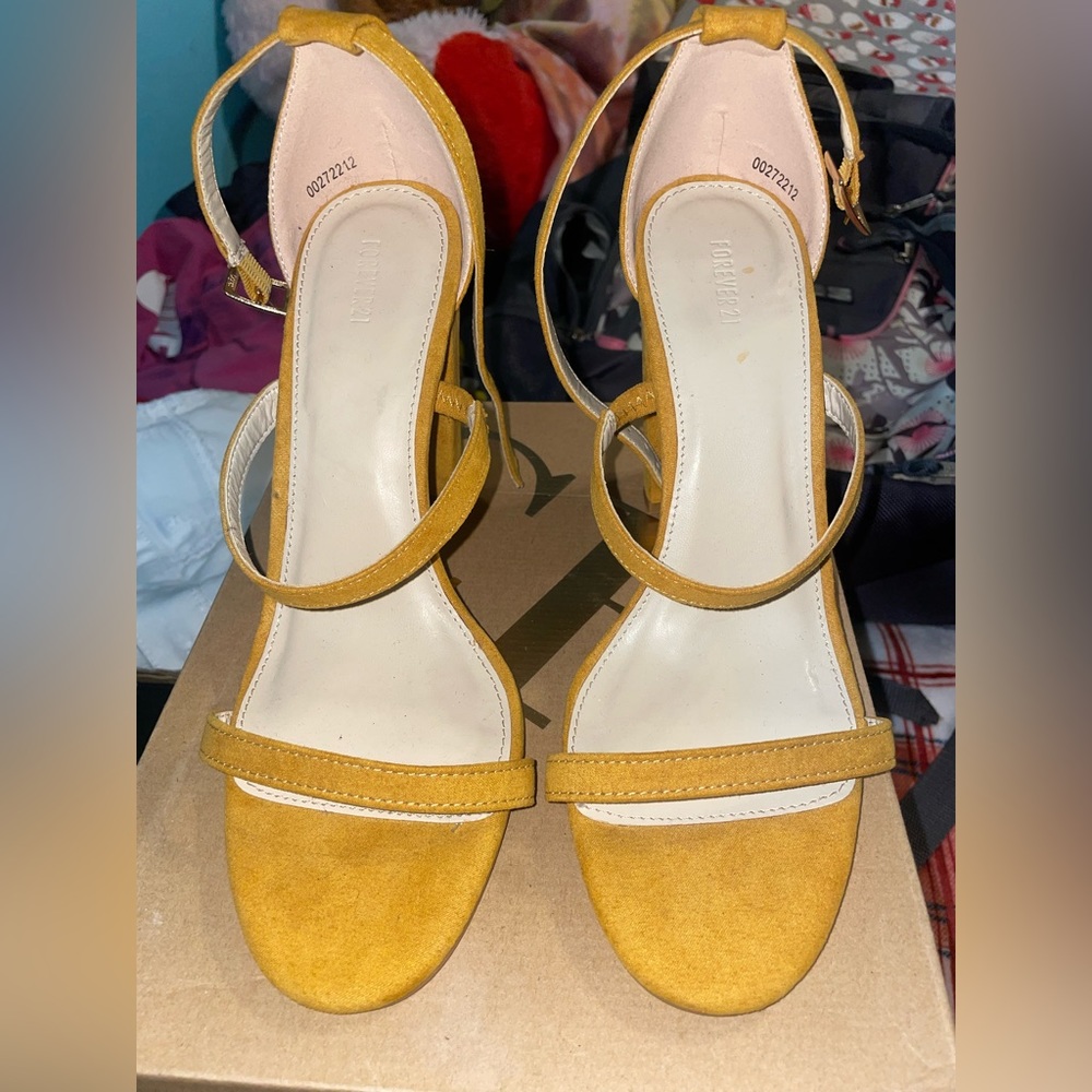 Charlotte Russe Dandelion Yellow High Heels